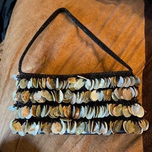 purse with a thin strap 9” wide 5 “ tall